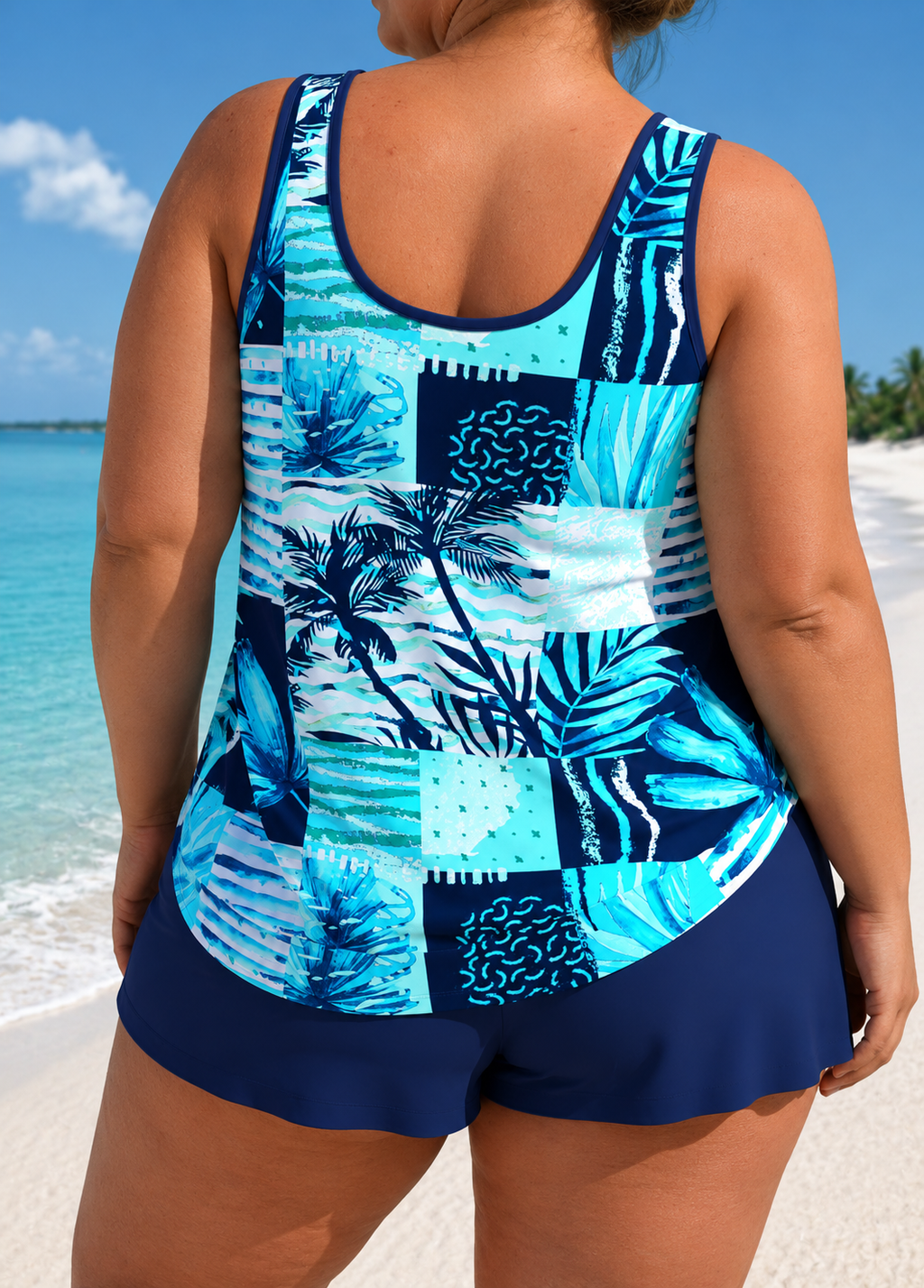 Megan | Relaxed Tankini & Shorts Set