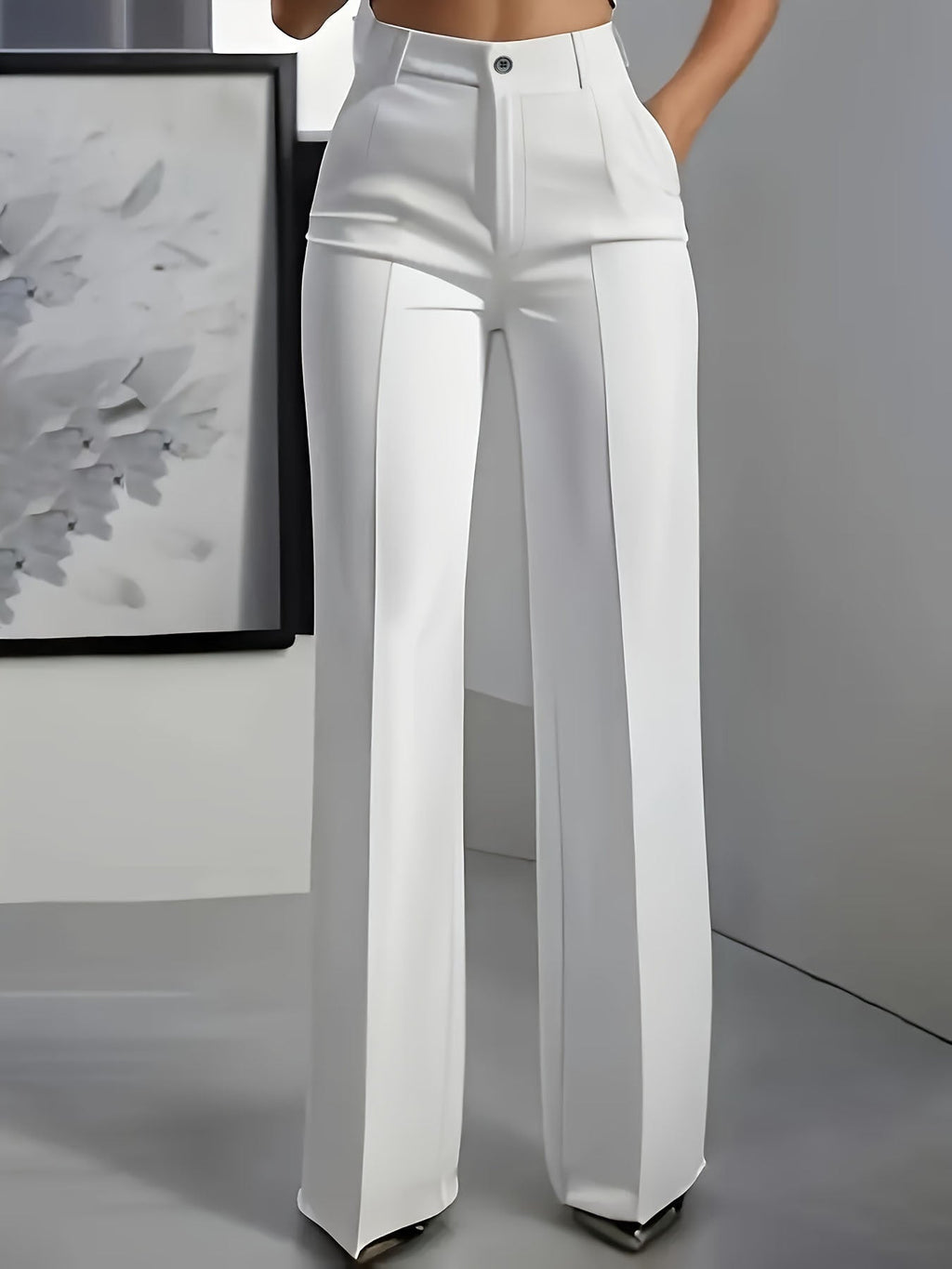 Rosalind | High-Waisted Elastic Trousers