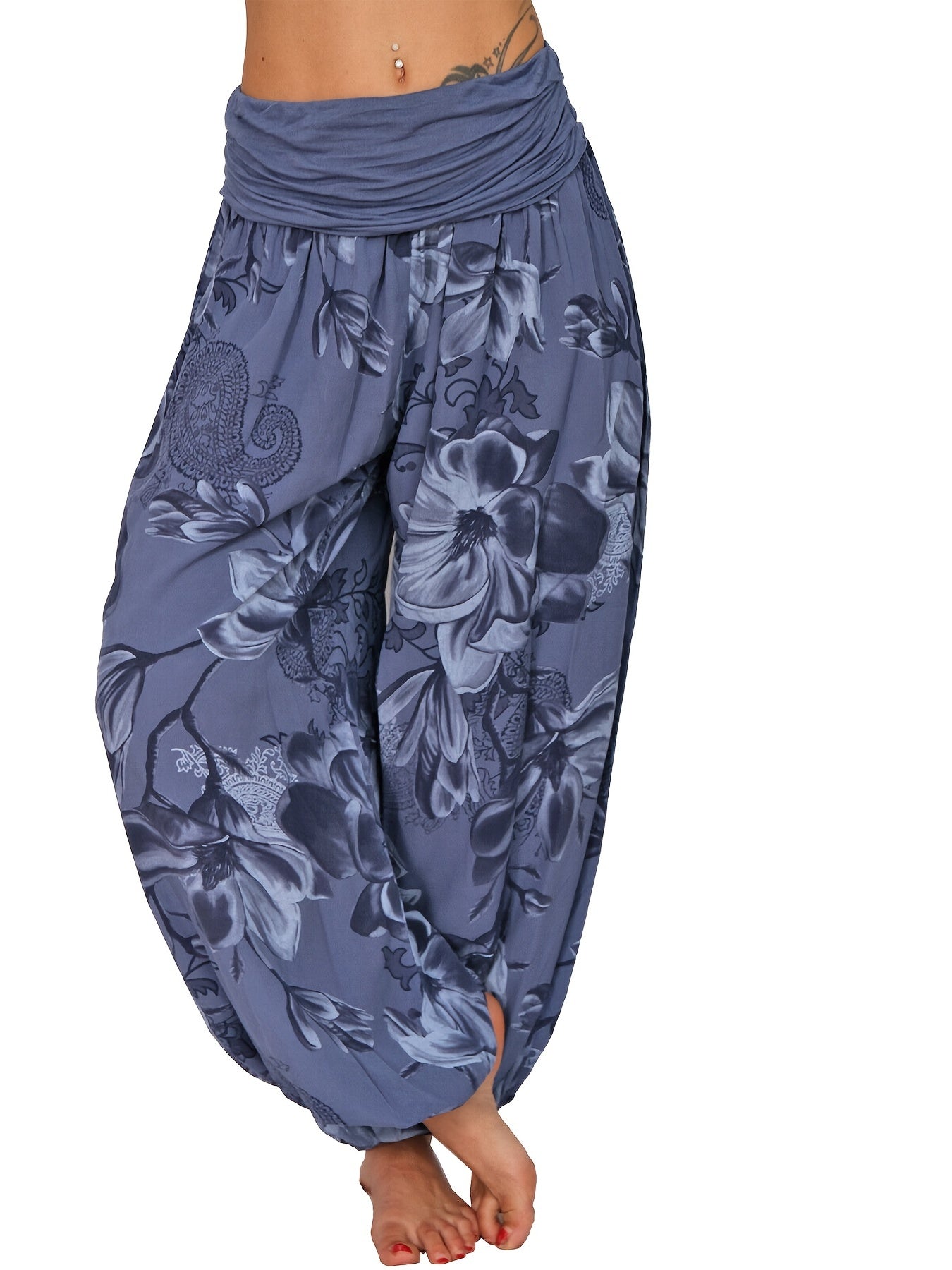 Solene | Floral Trousers