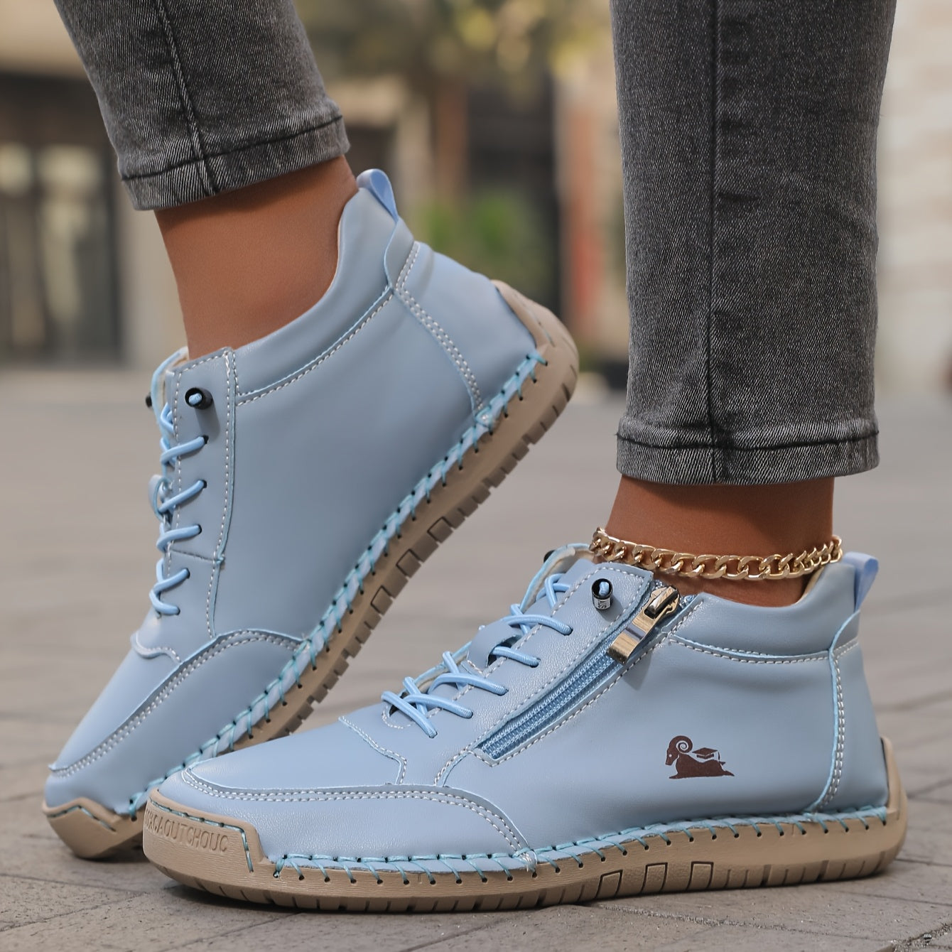 Wilhelmina | Zip-Up Orthopaedic Trainers