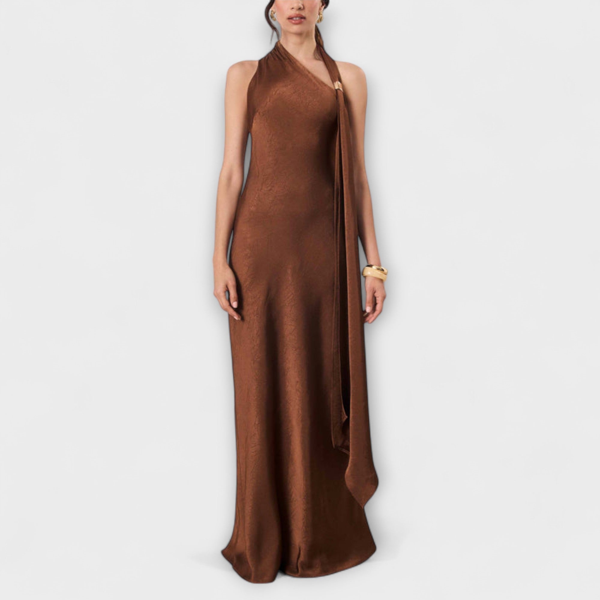 Bianca | One-Shoulder Maxi Dress