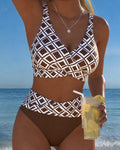 Martina | Checked High-Waist Bikini