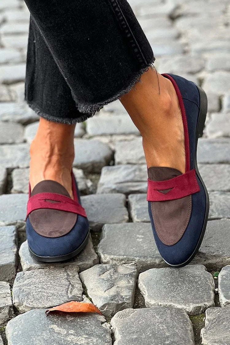 Yolanda | Colour-Block Loafers