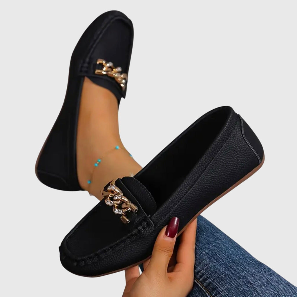 Elodie | Chain Loafers