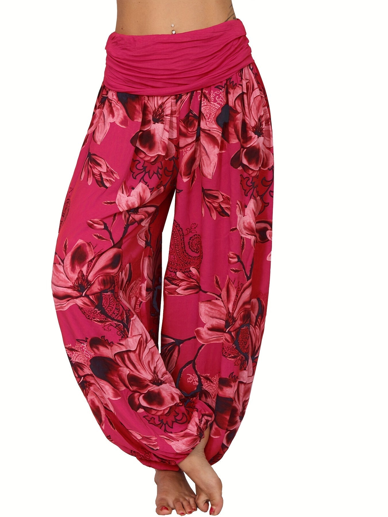 Solene | Floral Trousers