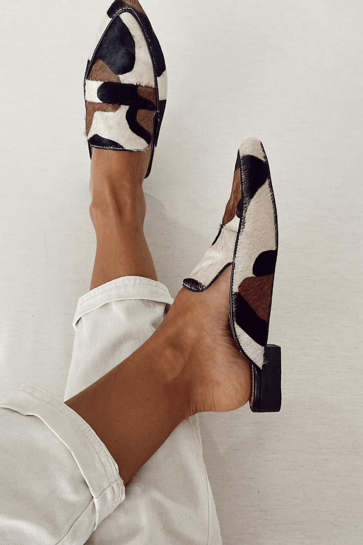 Cosima | Abstract-Print Loafers