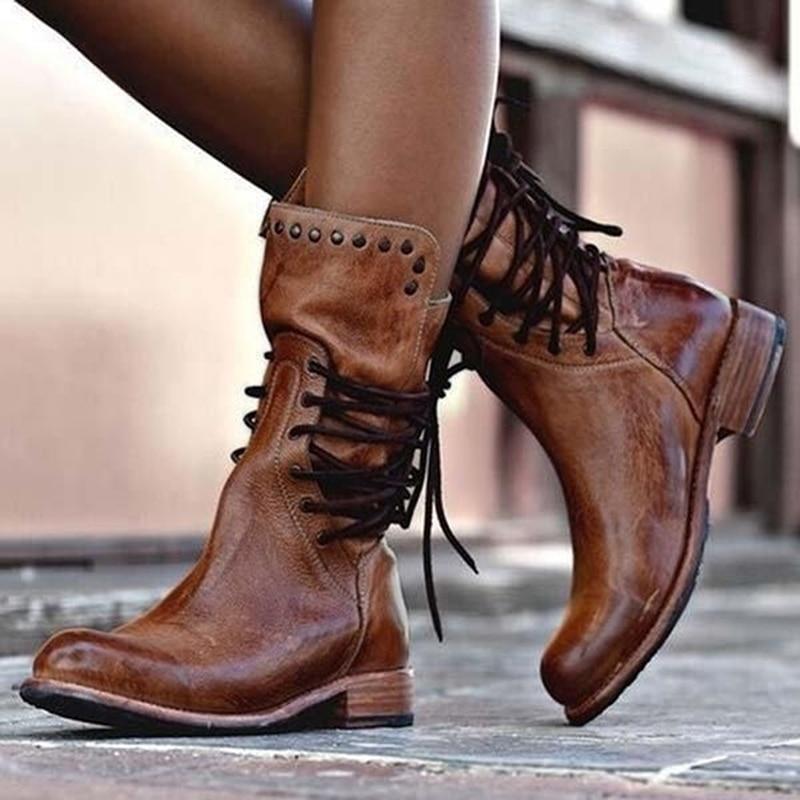 Estelle | Studded Ankle Booties