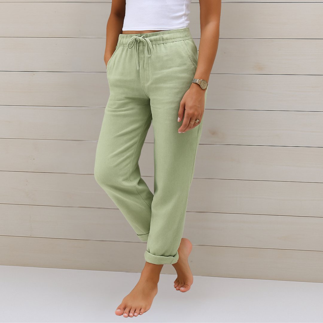 Iona | Drawstring Relaxed Trousers