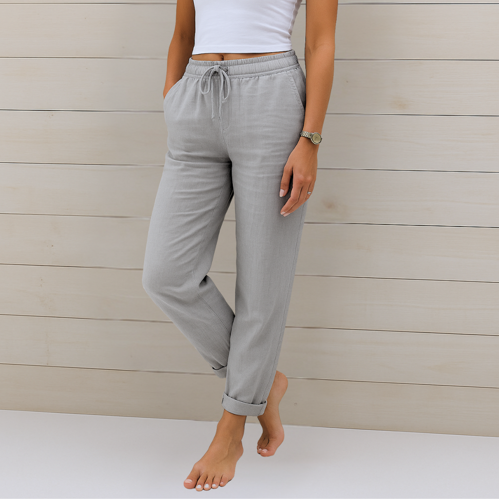 Iona | Drawstring Relaxed Trousers