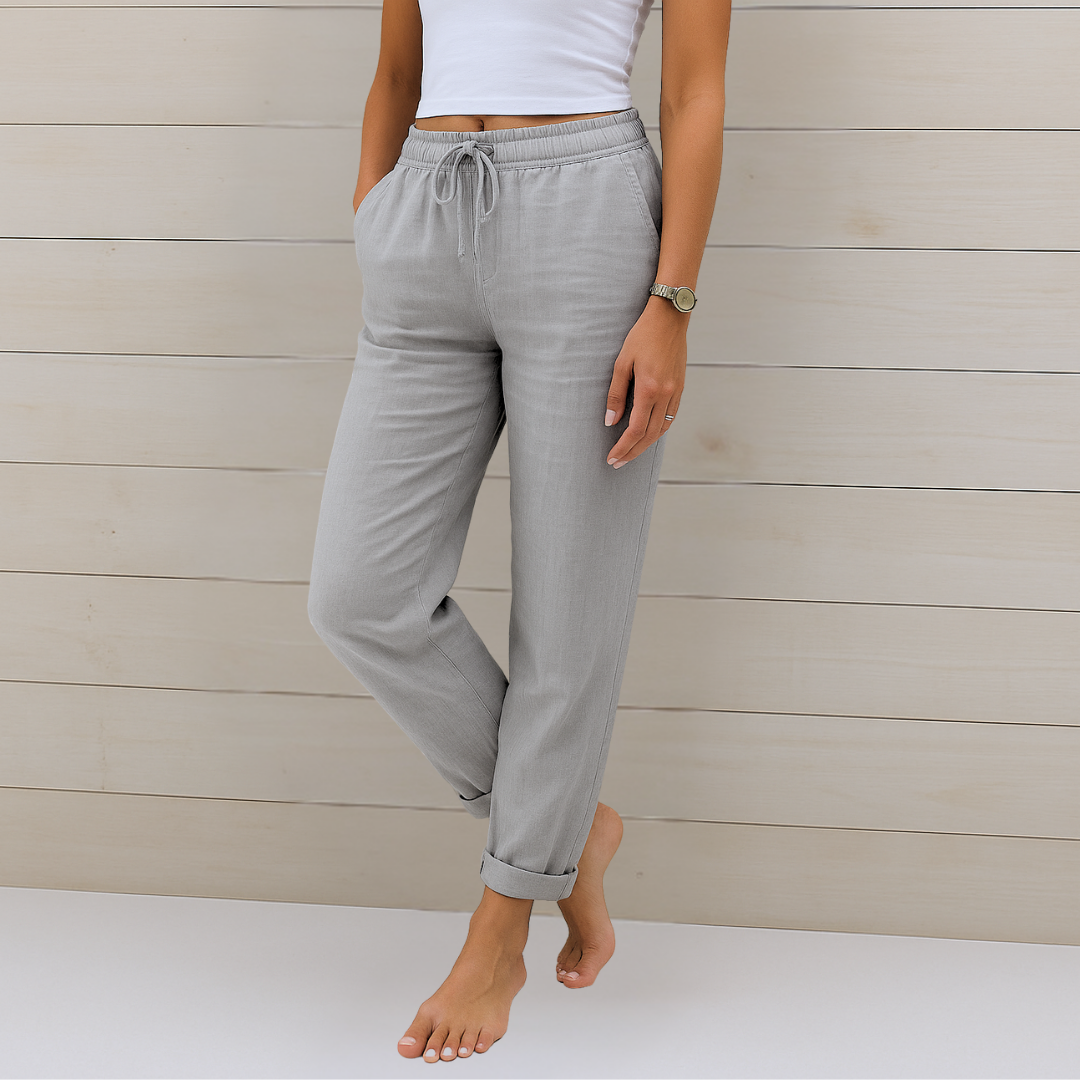 Iona | Drawstring Relaxed Trousers