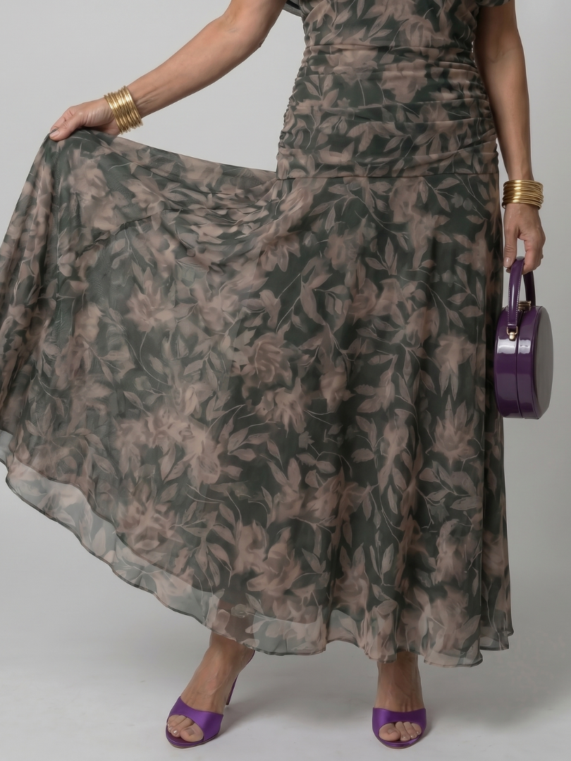 Xenia | Off-Shoulder Midi Dress