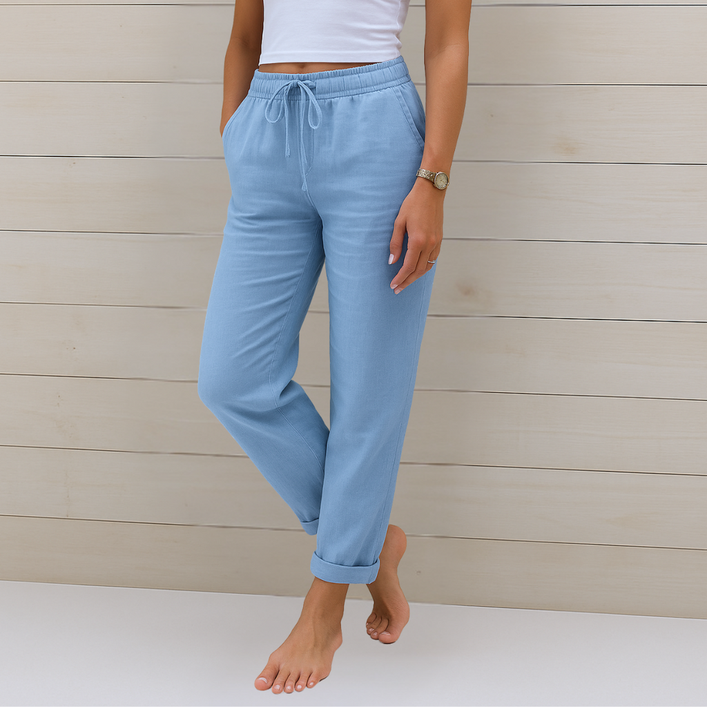 Iona | Drawstring Relaxed Trousers
