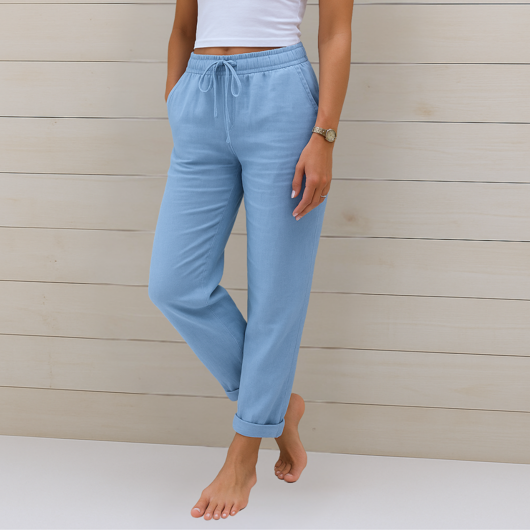 Iona | Drawstring Relaxed Trousers