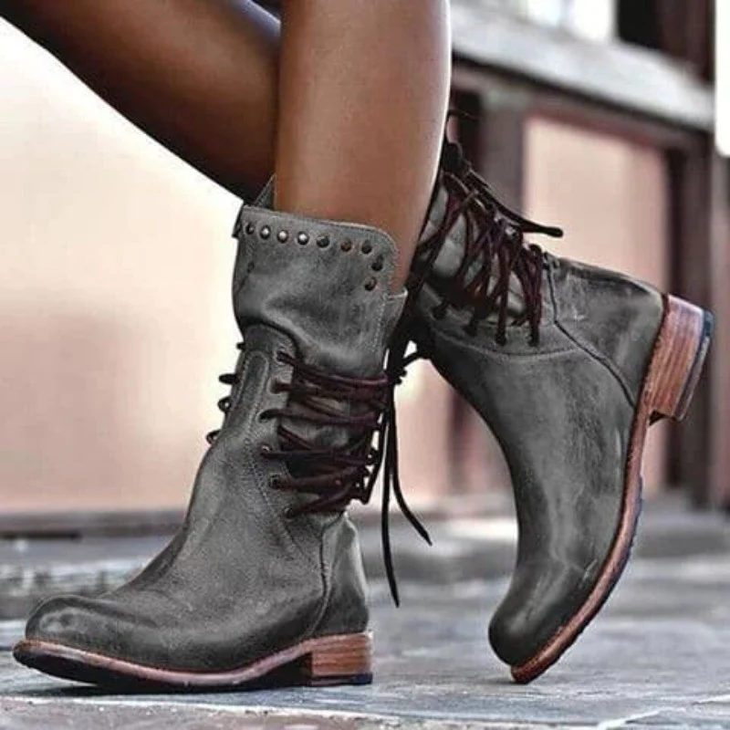 Estelle | Studded Ankle Booties