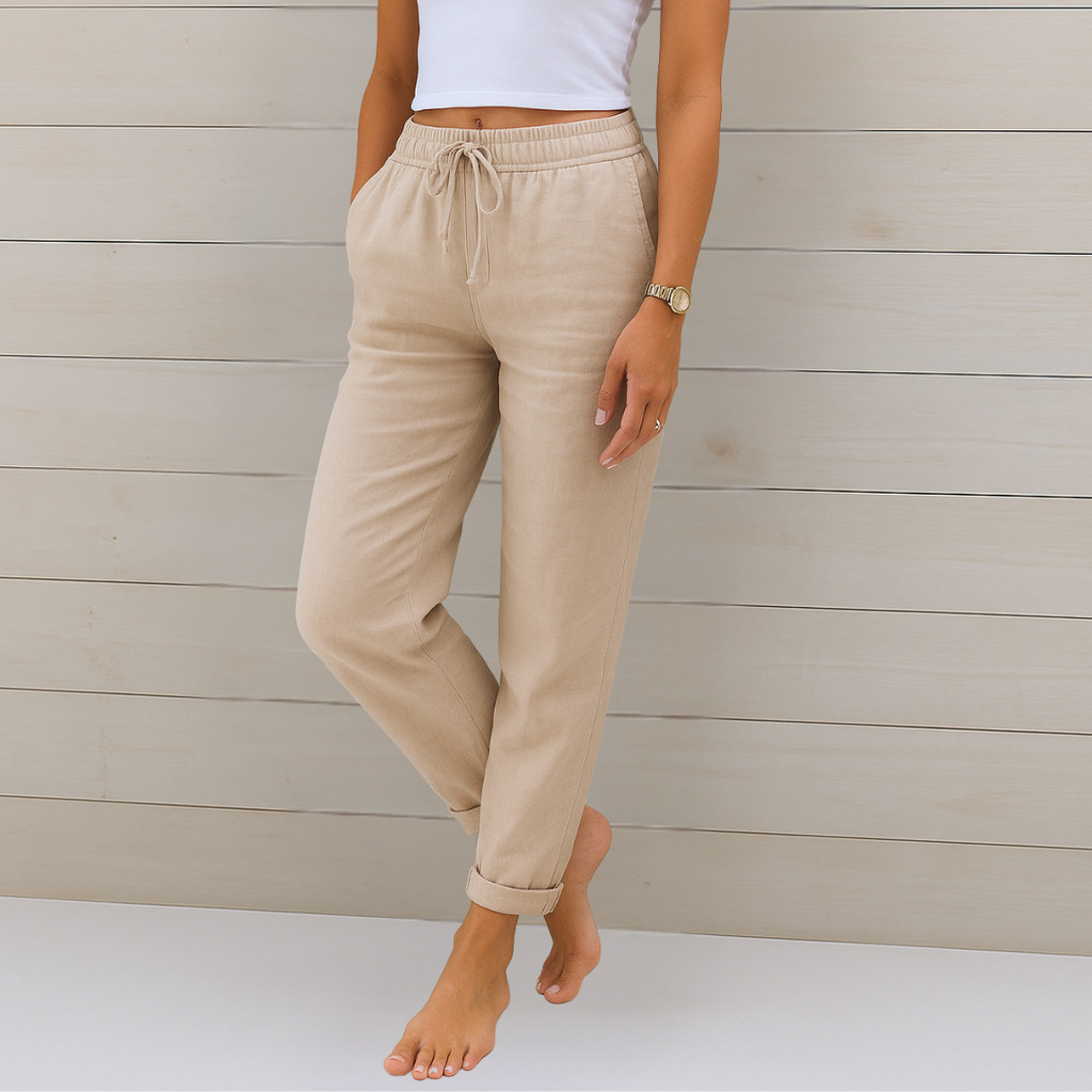 Iona | Drawstring Relaxed Trousers