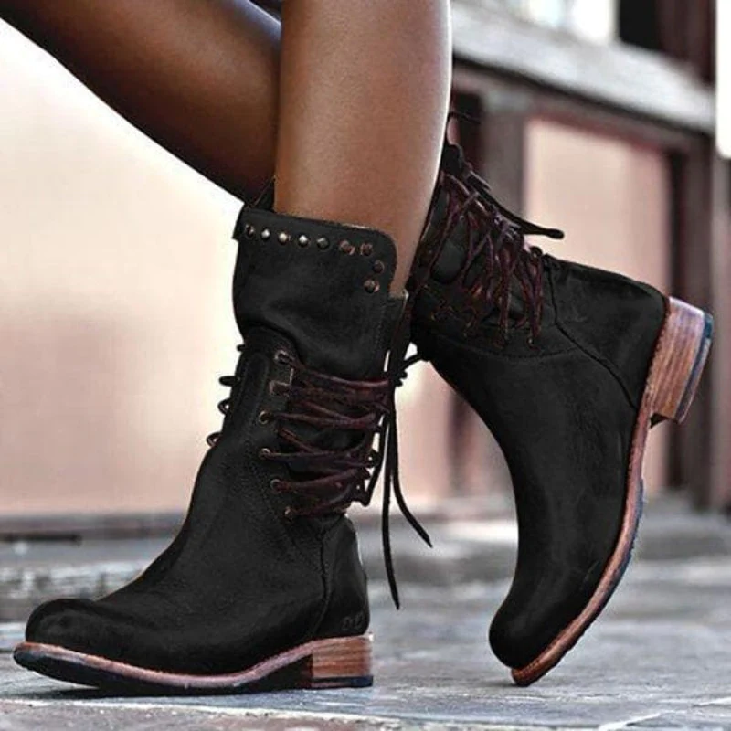 Estelle | Studded Ankle Booties