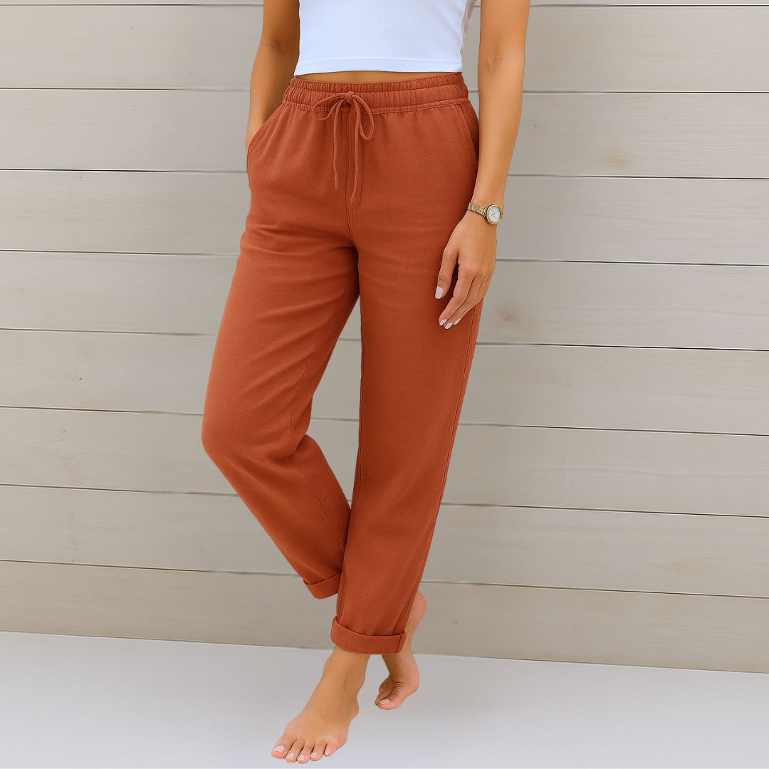 Iona | Drawstring Relaxed Trousers