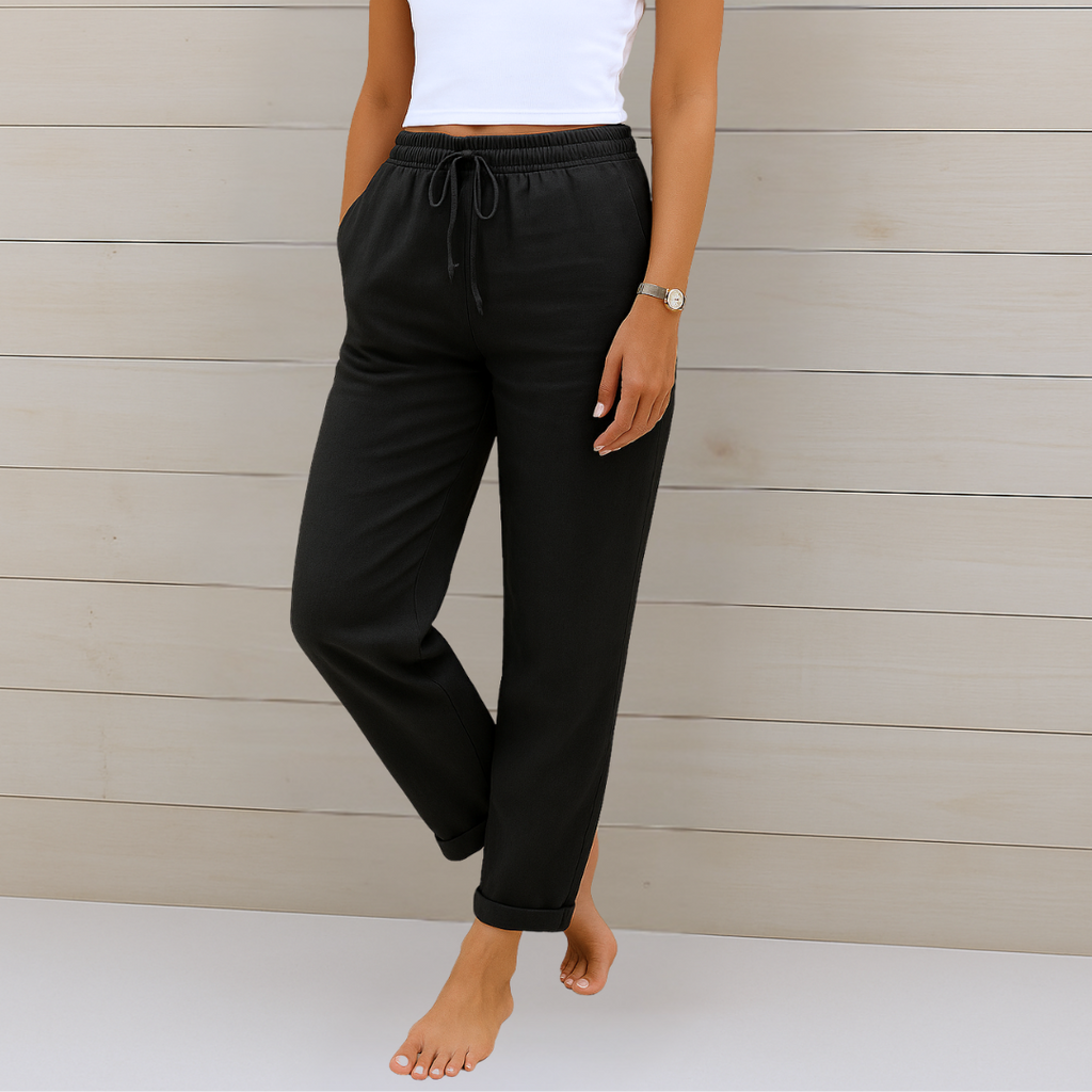 Iona | Drawstring Relaxed Trousers