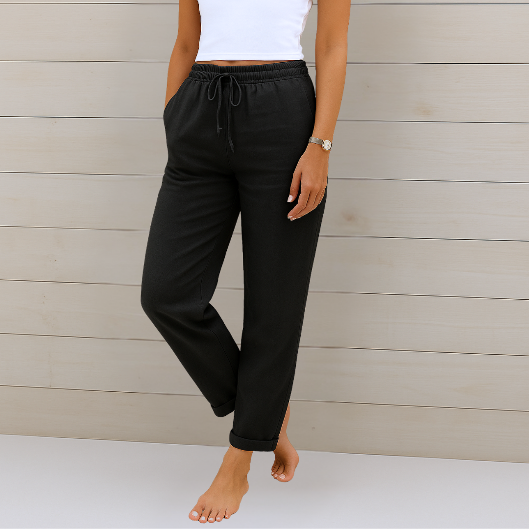 Iona | Drawstring Relaxed Trousers