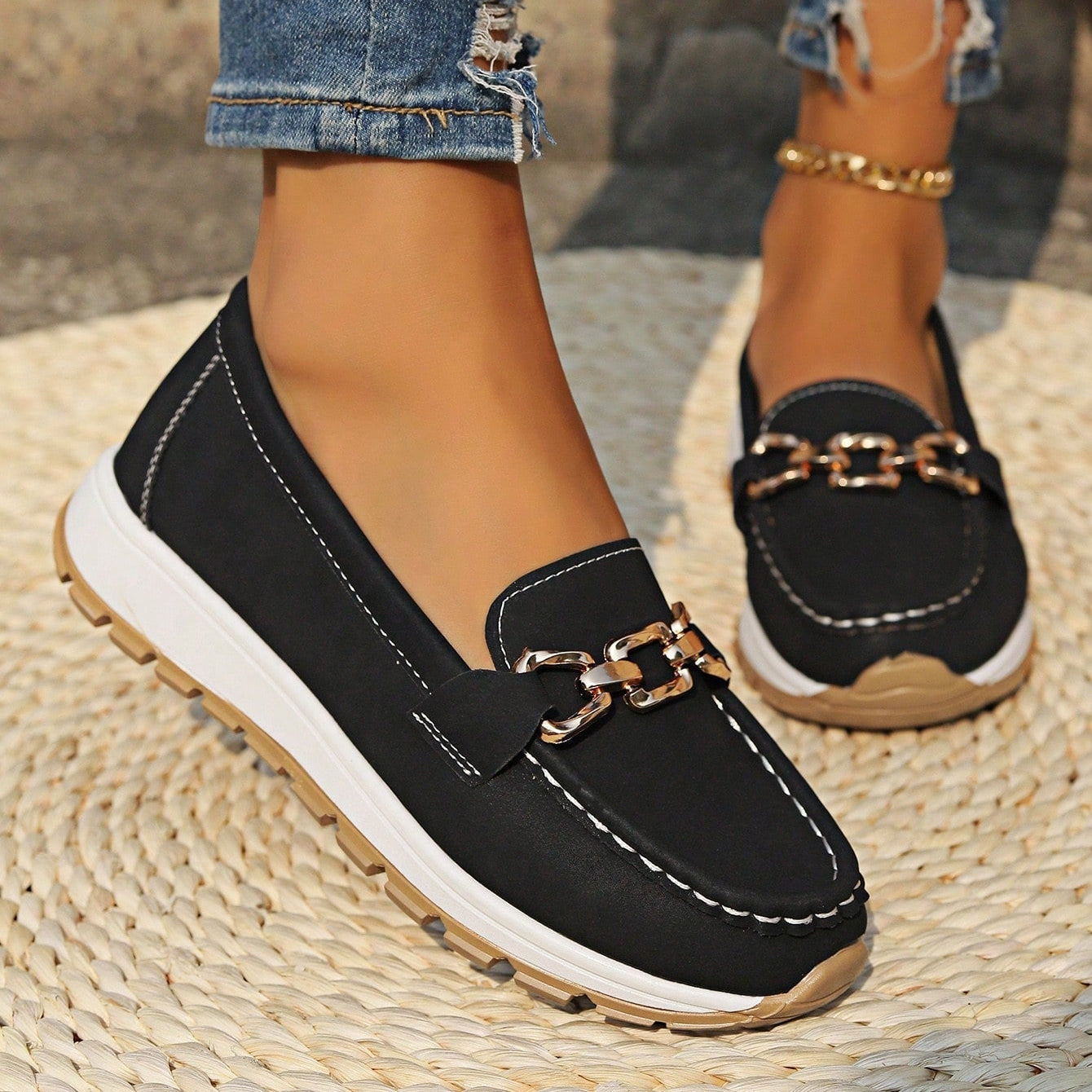 Ella | Orthopaedic Buckle Loafers