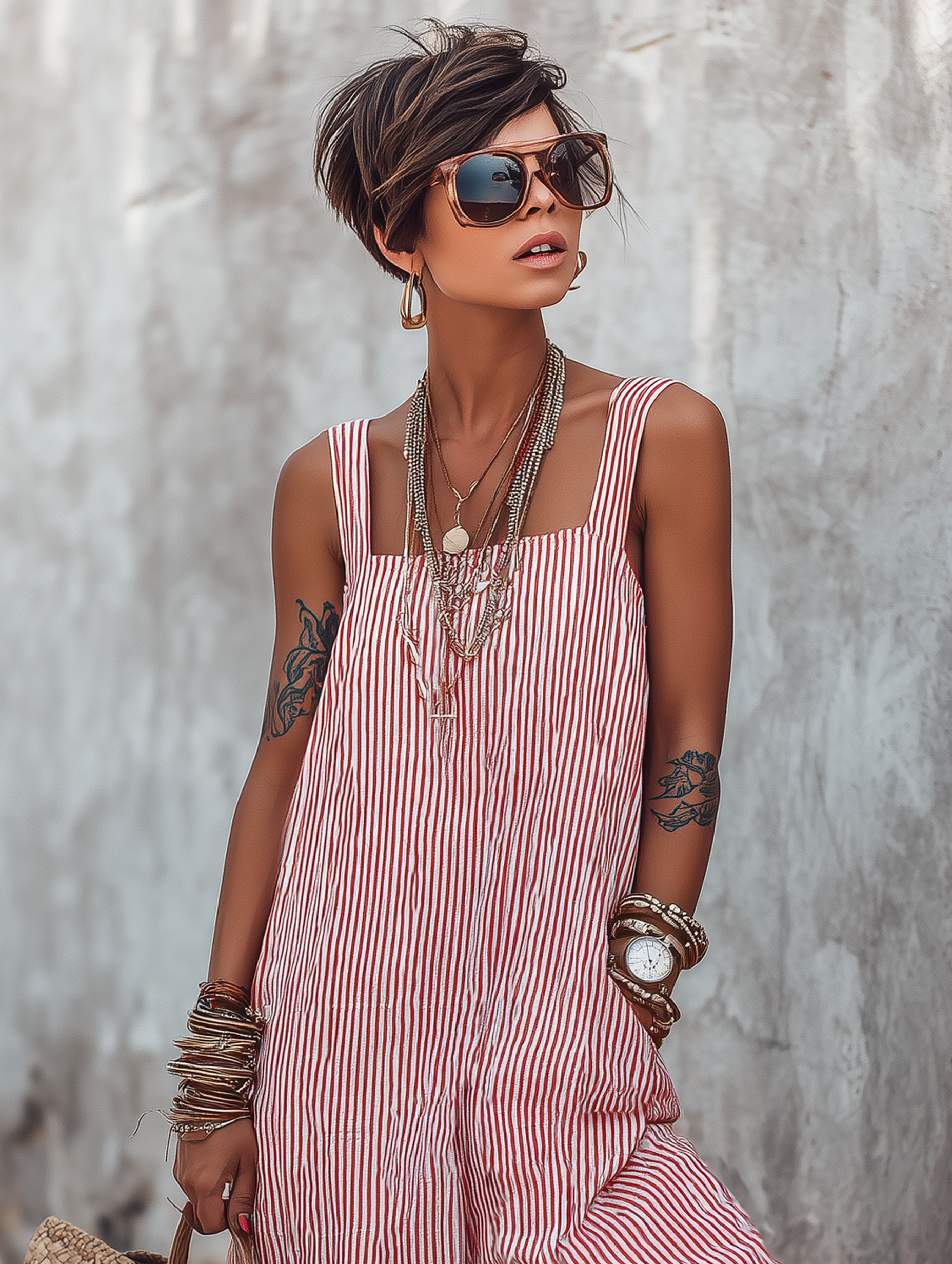 Rosalie | Striped Jumpsuit