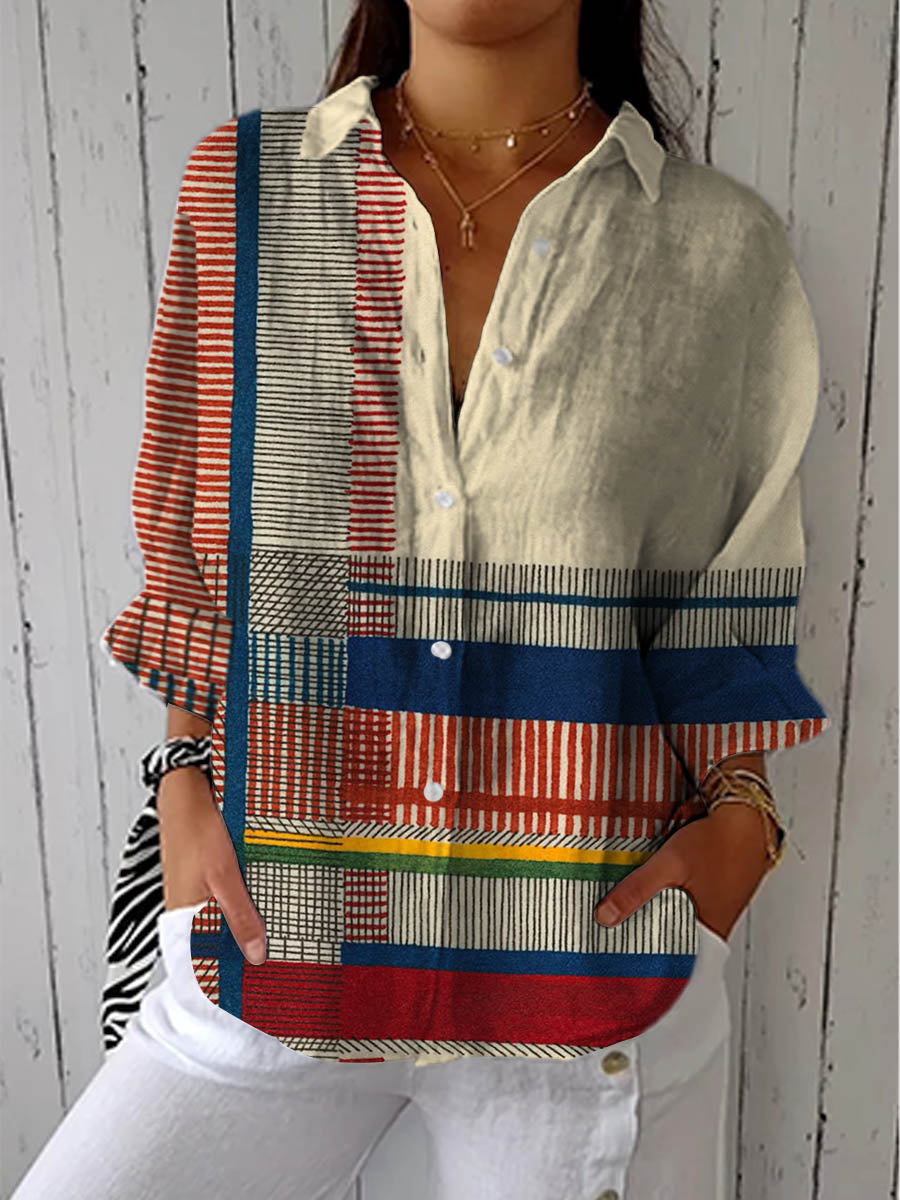 Yasmin | Geometric Blouse
