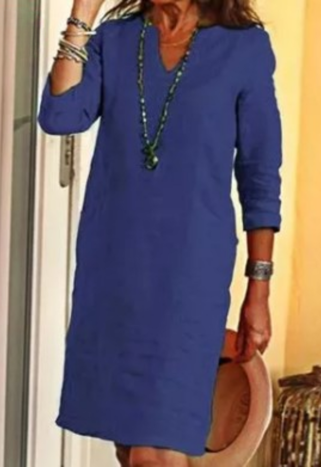 Elvy | Elegant V-Neck Dress