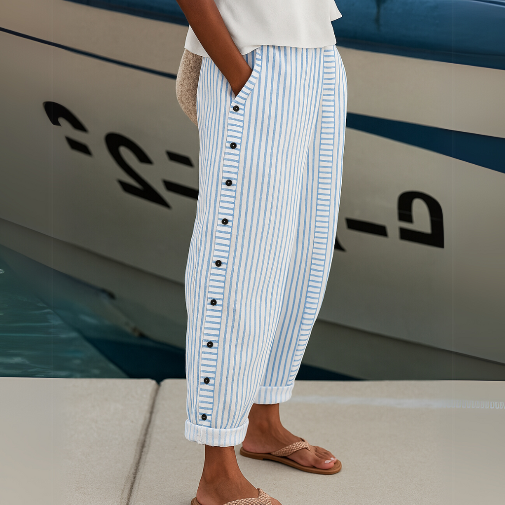 Aveline | Striped Trousers