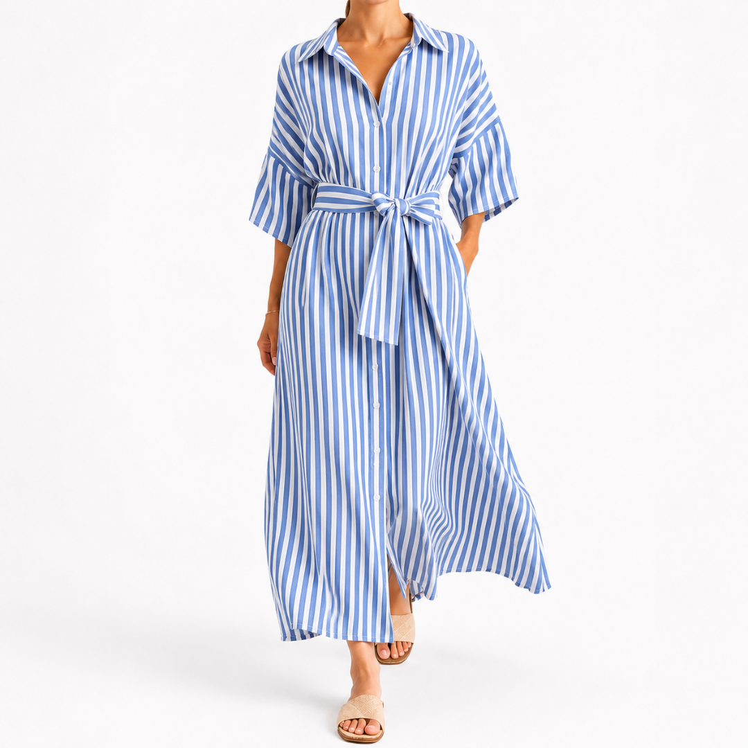 Willow | Striped Shirt Dress