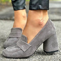 Winter | Block Heel Loafers