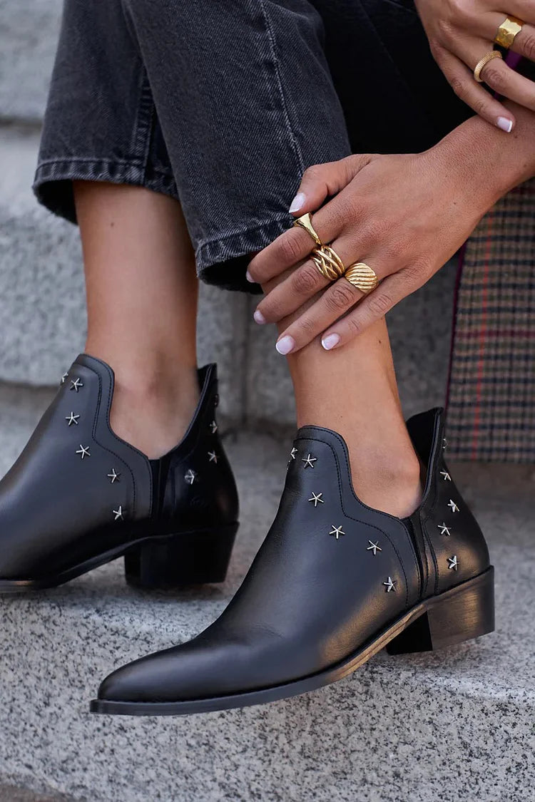 Esther | Star-Detail Ankle Boots
