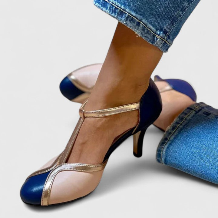 Susan | T-Strap Comfort Heels