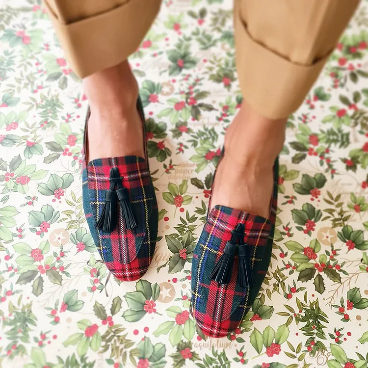 Brenna | Tartan Loafers