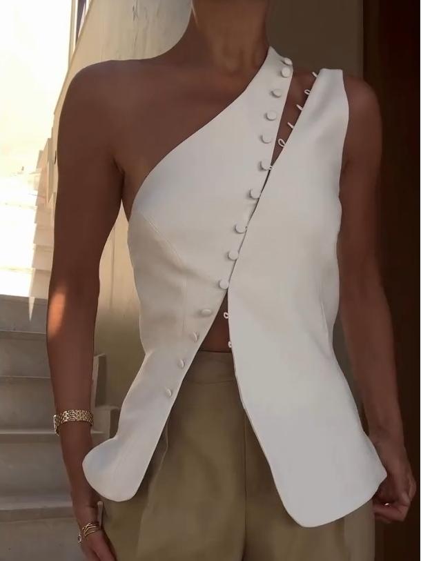Lorna | One-Shoulder Top