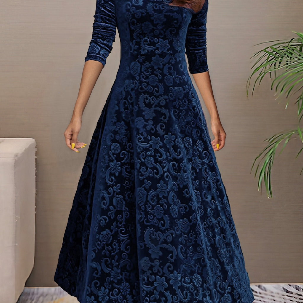 Clarissa | Festive Long-Sleeve Dress