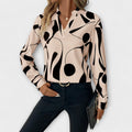 Lavinia | Geometric Print Blouse