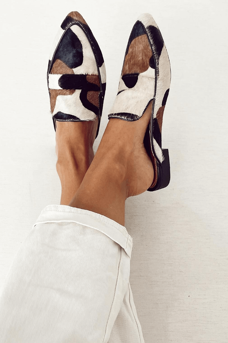 Cosima | Abstract-Print Loafers