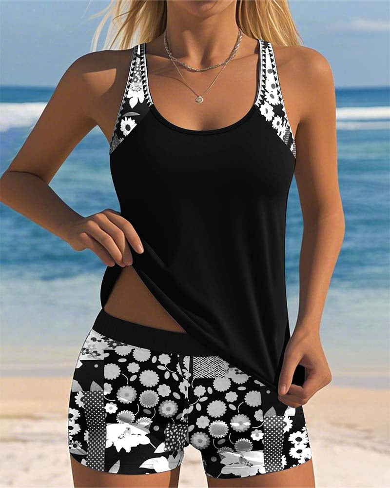 Reina | Tankini and Shorts Set