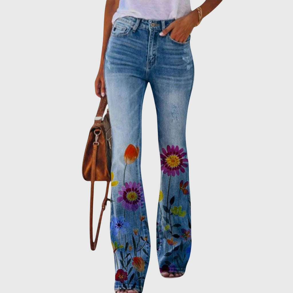 Flora | Wide-Leg Floral Trousers
