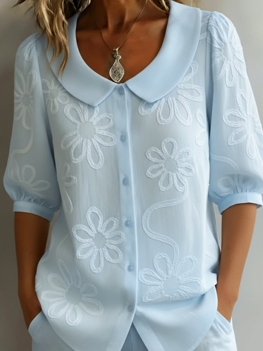 Perina | Floral Soft-Touch Blouse