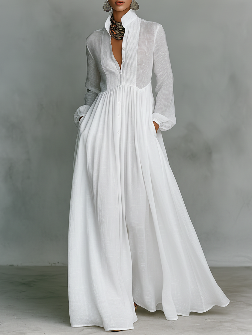 Serena | Long-Sleeve Maxi Dress