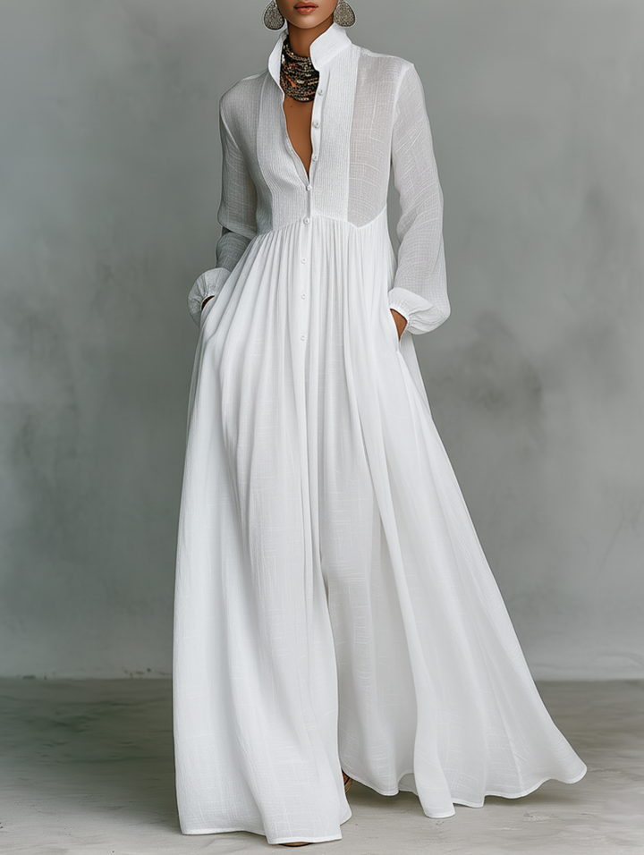 Serena | Long-Sleeve Maxi Dress