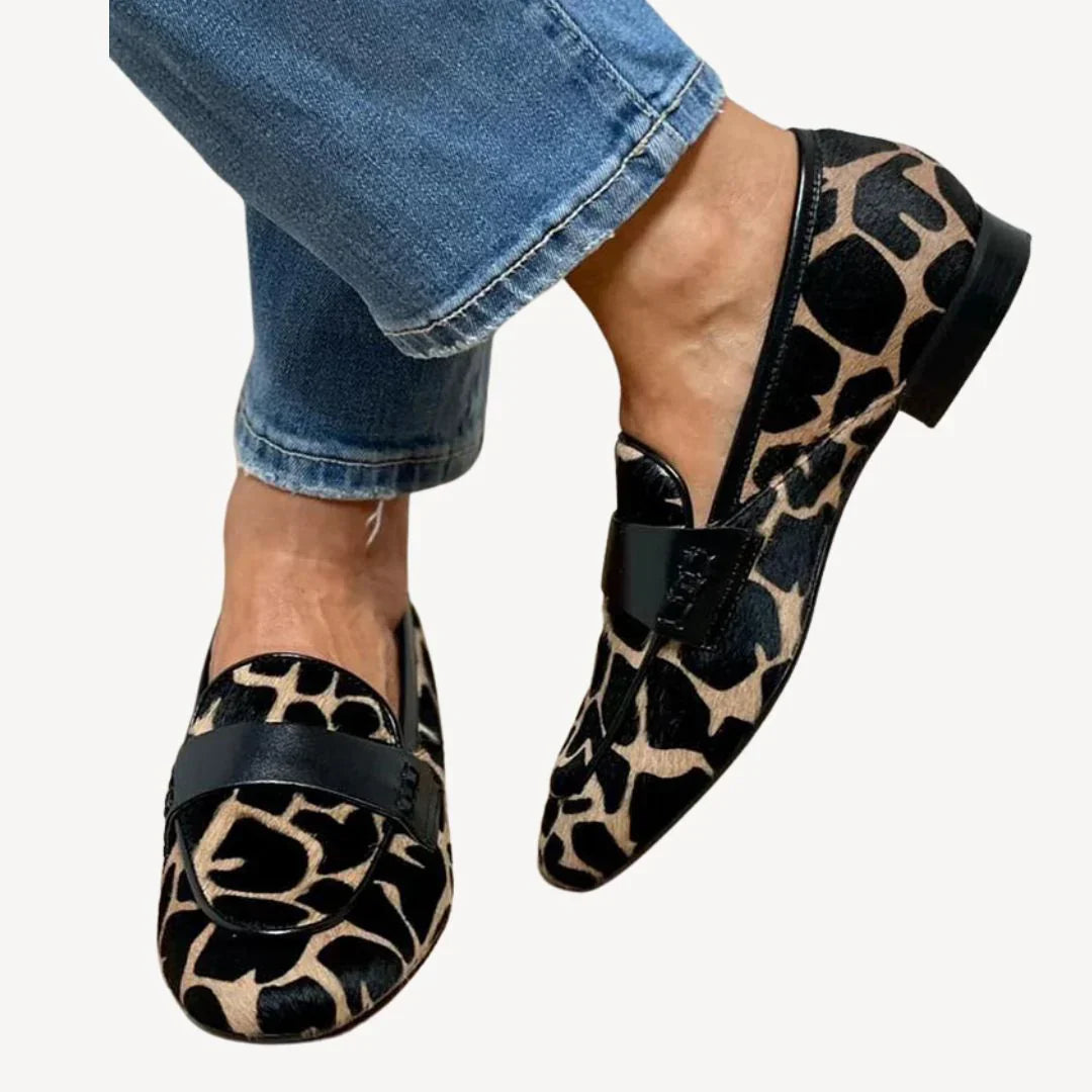 Cassia | Animal-Print Loafers