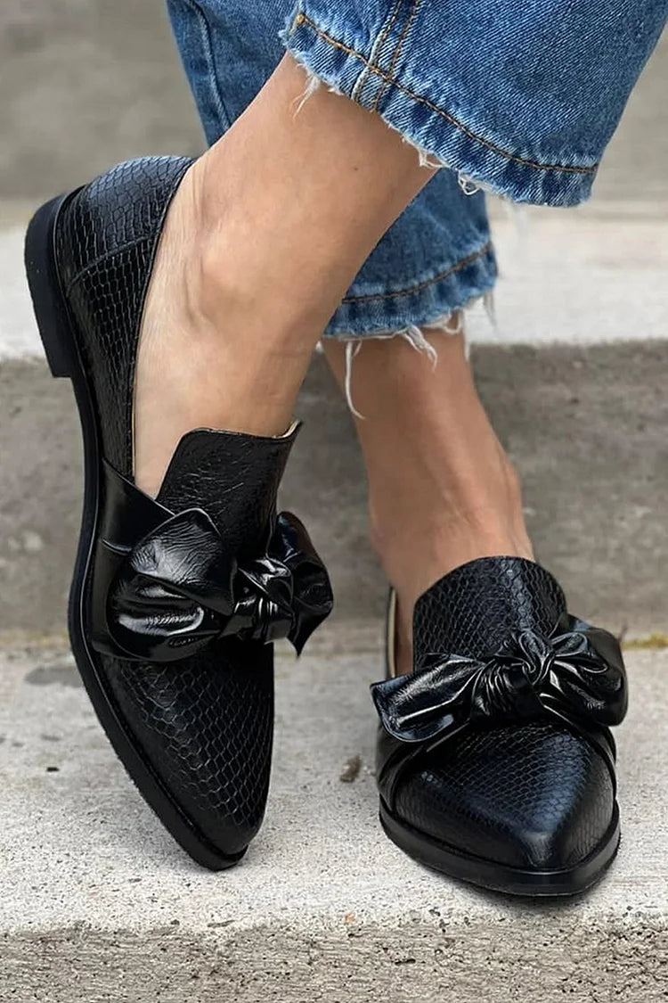Zelda | Bow Loafers