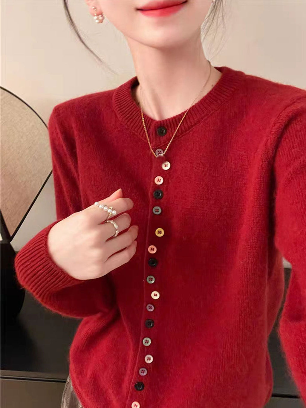 Dinah | Buttoned Cardigan