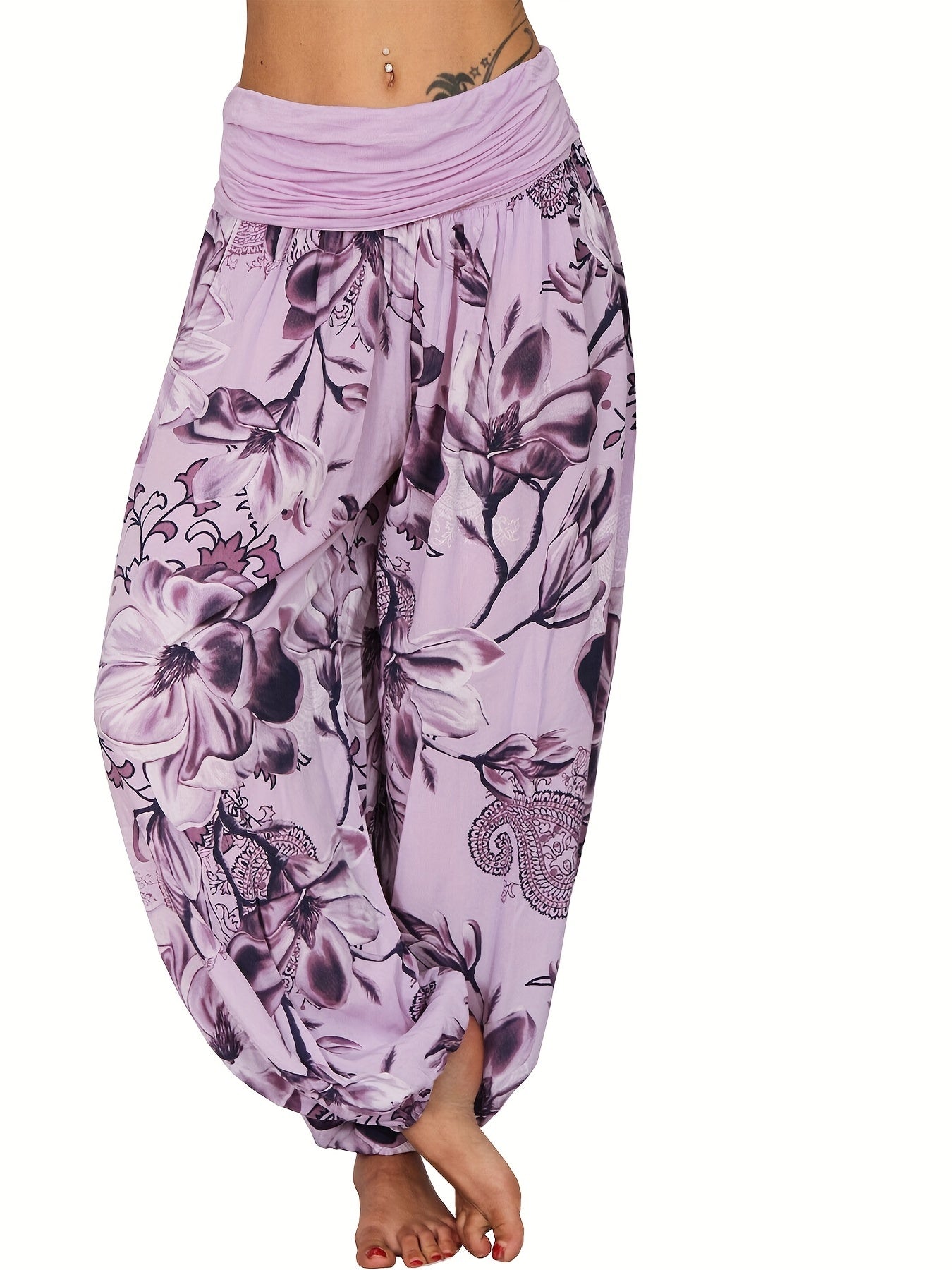 Solene | Floral Trousers
