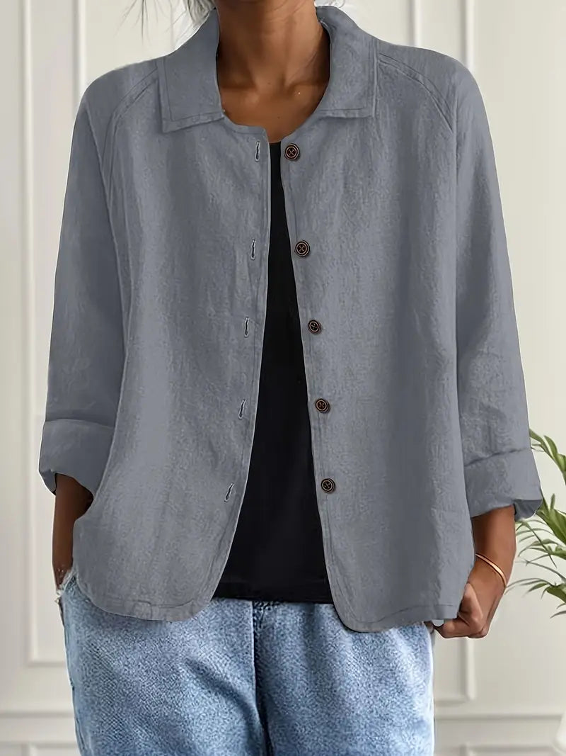 Bernadette | Relaxed Button-Up Jacket