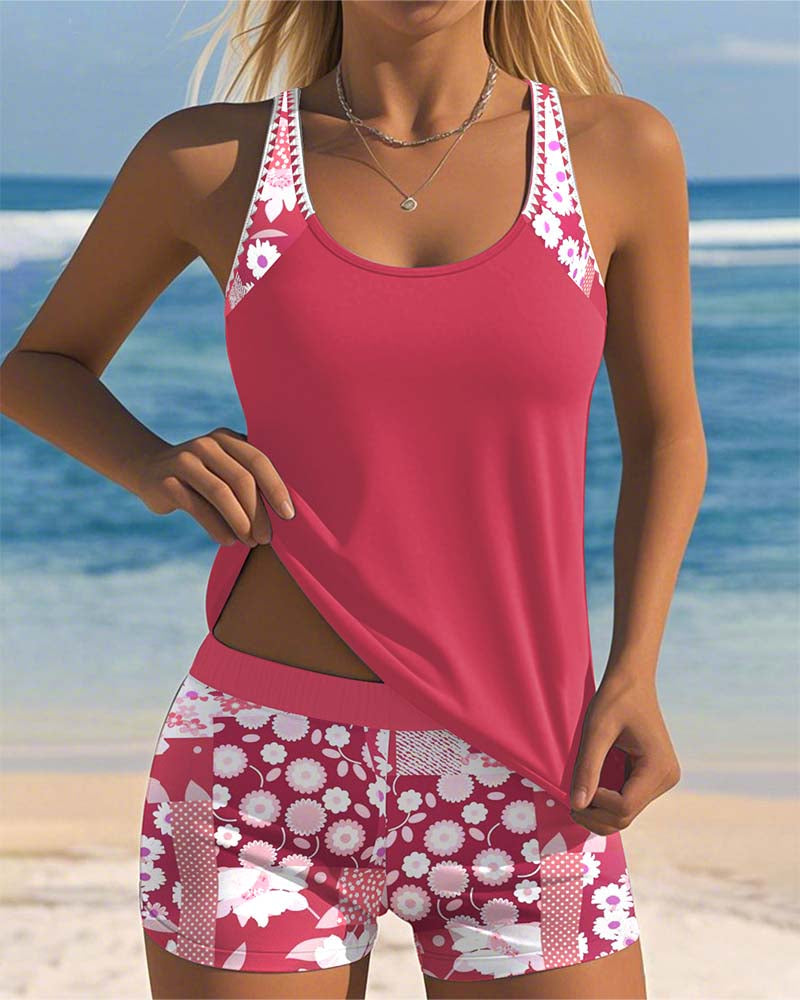 Reina | Tankini and Shorts Set
