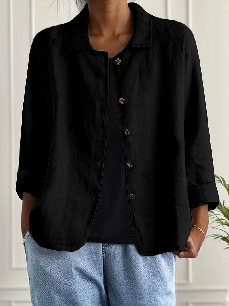 Bernadette | Relaxed Button-Up Jacket
