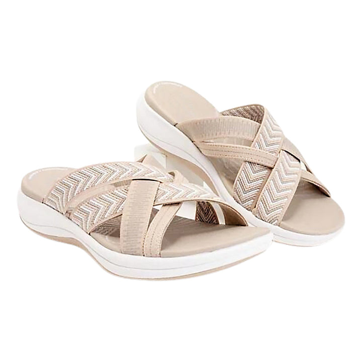 Alera Cross Strap Sandals